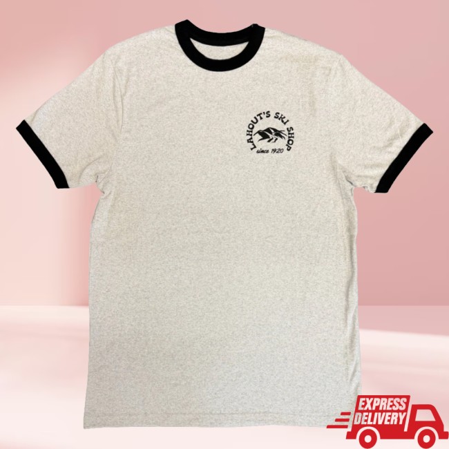 Lahout's Shop Merch The Ringer Tee Vintage Ash Black