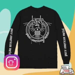 Lamb Of God Store Merch Pure American Metal Long Sleeve