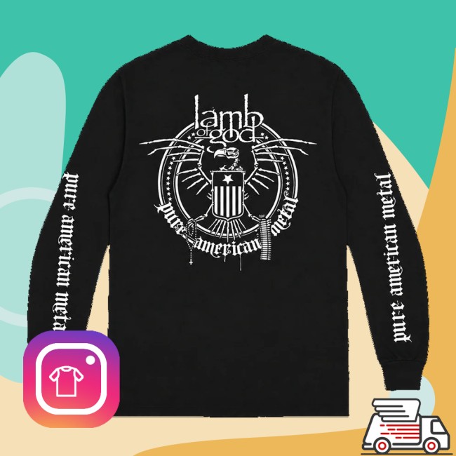 Lamb Of God Store Merch Pure American Metal Long Sleeve