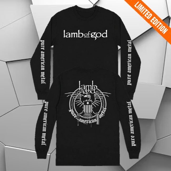Lamb Of God Store Merch Pure American Metal Long Sleeve