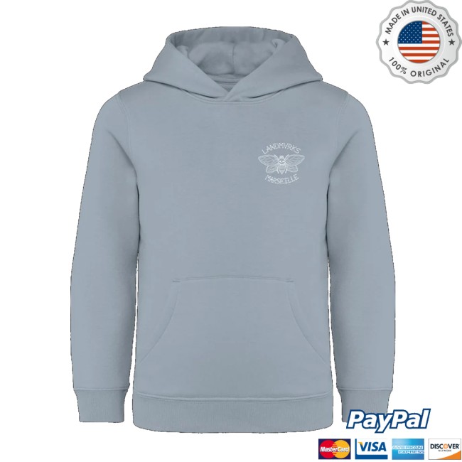 Landmvrks Apparel Store Merch Kids Cicada Aquamarine Hoodie