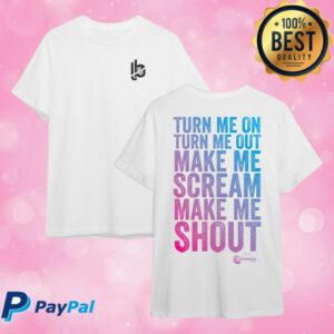 Lee Butler Store Merch Make Me Shout T-Shirt White