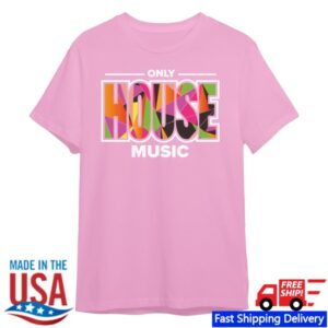 Lee Butler Store Merch Only House Music T-Shirt Light Pink