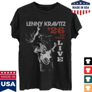 Lenny Kravitz Store Merch Shop 26 On Tour Live Tee