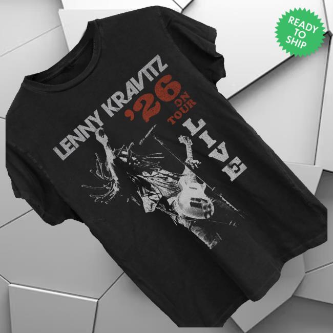 Lenny Kravitz Store Merch Shop 26 On Tour Live Tee