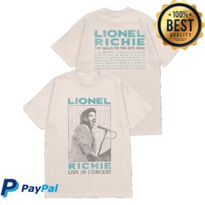 Lionel Richie Merch Store Live In Concert Shirt