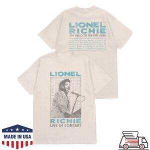 Lionel Richie Merch Store Live In Concert Tee