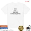 Lizzo Store Merch Good Person Shirt 4 Lizzo Store Merch Good Person Shirt