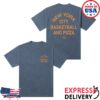 Local Hoops Merch Store Heavy Indigo Nyc Basketball & Pizza Tee