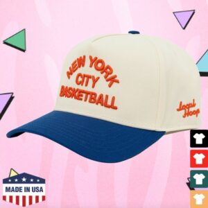 Local Hoops Merch Store Orange And Royal New York Basketball Hat