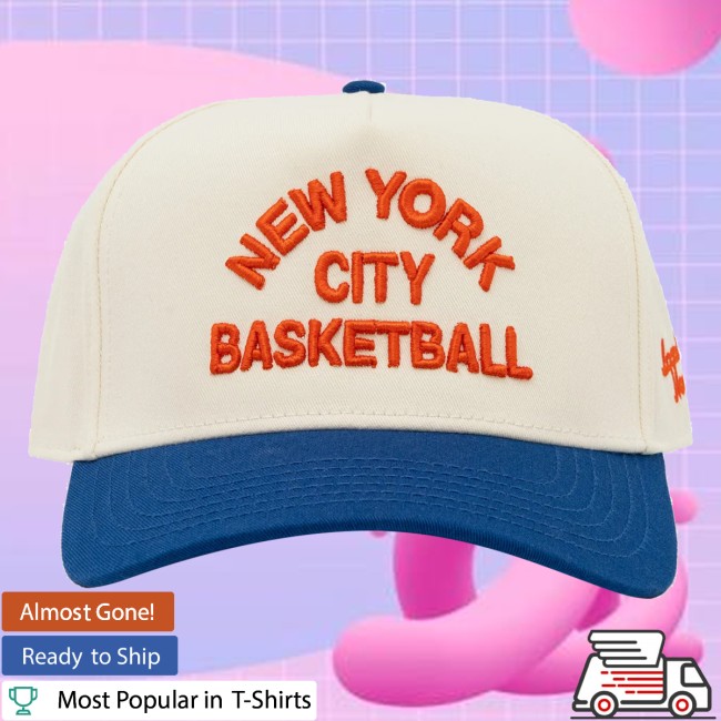 Local Hoops Merch Store Orange And Royal New York Basketball Hat