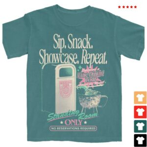 Lost Bros Merch Shop Sip Snack Showcase Tee