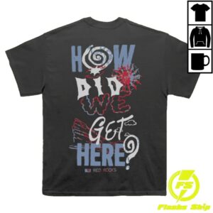 Louis Tomlinson Store Merch Hdwgh Red Rocks, Colorado Black Shirt