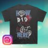 Louis Tomlinson Store Merch Hdwgh Red Rocks, Colorado Black T-Shirt