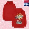 Louis Tomlinson Store Merch Hdwgh Red Rocks, Colorado Red Hoodie