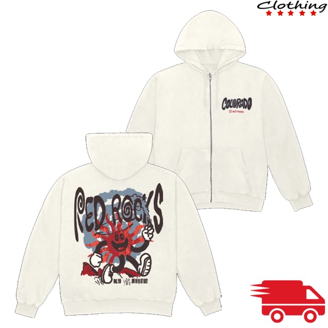 Louis Tomlinson Store Merch Hdwgh Red Rocks, Colorado White Zip Hoodie 5 Louis Tomlinson Store Merch Hdwgh Red Rocks, Colorado White Zip Hoodie