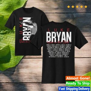 Luke Bryan Store Merch Word On The Street Black Tour Tee