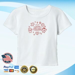Lyn Lapid Store Merch Buttons Baby Tee