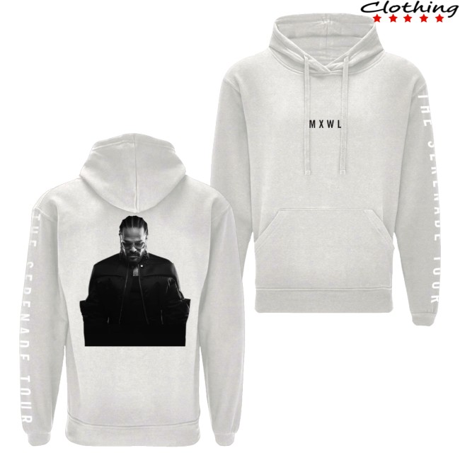 M A X W E L L Merch Store Mxwl Photo Hoodie Ash