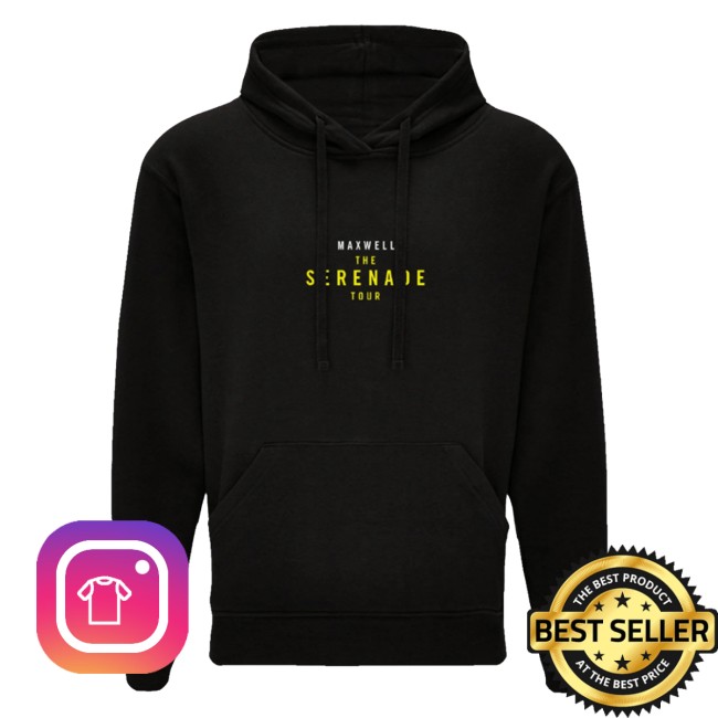 M A X W E L L Merch Store Serenade Hoodie Black