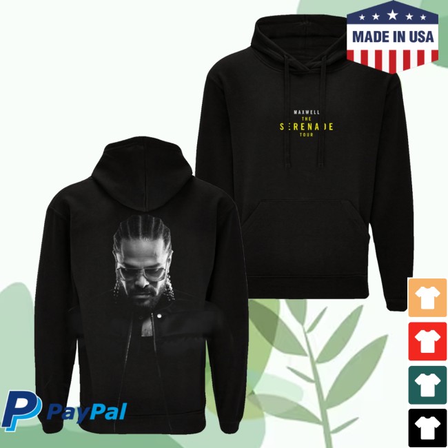M A X W E L L Merch Store Serenade Hoodie Black