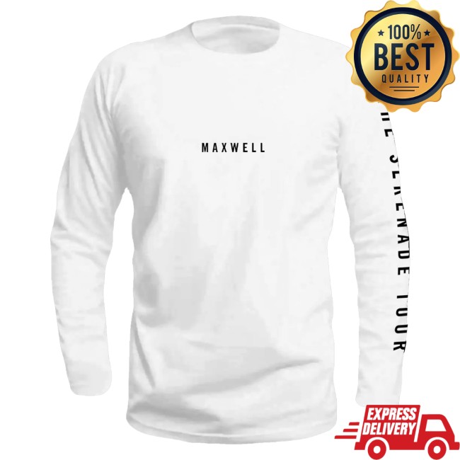 M A X W E L L Merch Store Serenade Tour Long Sleeve White