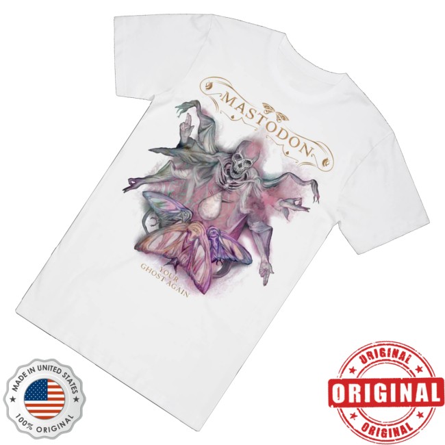 Mastodon Merch Store Your Ghost Again White T-Shirt 3 Mastodon Merch Store Your Ghost Again White T-Shirt
