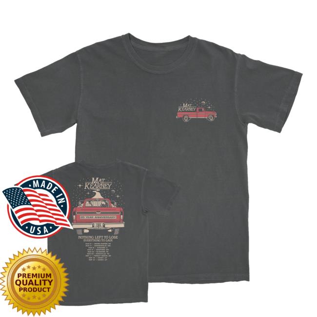 Mat Kearney Merch Shop Truck Tour Tee