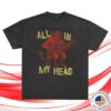 Mayday Parade Merch Store All In My Head Black T-Shirt