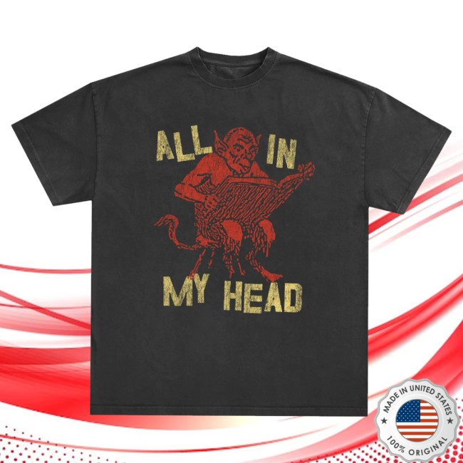 Mayday Parade Merch Store All In My Head Black T-Shirt