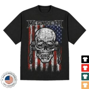 Megadeth Store Merch Vic Flag Tee