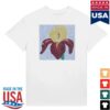 Merrin's Art Australia Merch Shop Amberflame Iris Flower Mosaic T-Shirt
