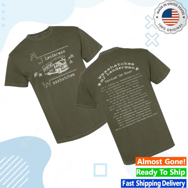 Mj Lenderman Store Merch Tour 2026 Shirt