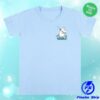 Moomin Merch Shop Moomintroll Gardening T-Shirt Light Blue