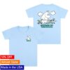 Moomin Merch Shop Moomintroll Gardening T-Shirt Light Blue