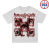 Motionless In White Store Merch Bloodshot Shirt (White) 5 Motionless In White Store Merch Bloodshot Shirt (White)