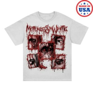 Motionless In White Store Merch Bloodshot Shirt (White)
