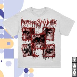 Motionless In White Store Merch Bloodshot T-Shirt White