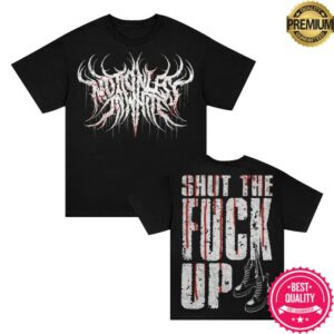 Motionless In White Store Merch Stfu T-Shirt Black