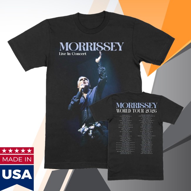 Mporium Store Merch World Tour 2026 Flowers Black Shirt