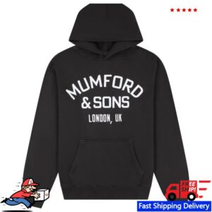 kenny Mumford And Sons Store Merch Shop Black Vintage Logo Hoodie
