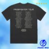 Mumford & Sons Store Merch Black Prizefighter Stamp Print Tour Shirt
