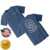 Mumford & Sons Store Merch Blue Stamp Print Shirt