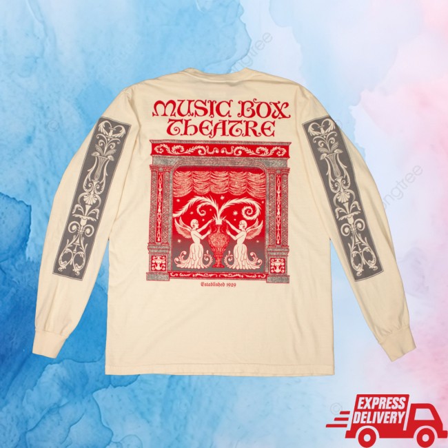 Music Box Store Merch Music Box Cherub Long Sleeve 3 Music Box Store Merch Music Box Cherub Long Sleeve