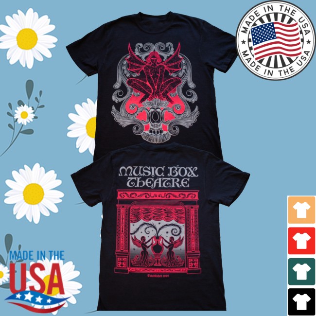 Music Box Store Merch Music Box Cherub Shirt Black 5 Music Box Store Merch Music Box Cherub Shirt Black