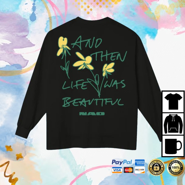 Nao Store Merch Life Was Beautiful Black Longsleeve Shirt 4 Nao Store Merch Life Was Beautiful Black Longsleeve Shirt