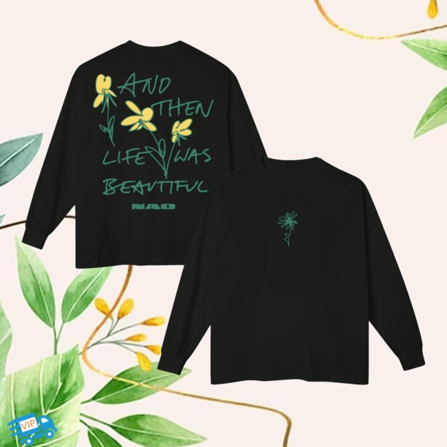 Nao Store Merch Life Was Beautiful Black Longsleeve Shirt 5 Nao Store Merch Life Was Beautiful Black Longsleeve Shirt