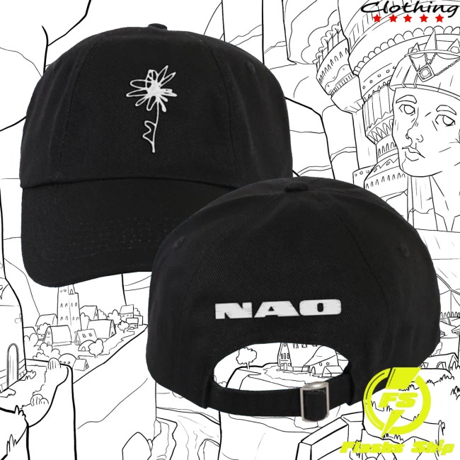 Nao Store Merch Nao Sunflower Black Cap 5 Nao Store Merch Nao Sunflower Black Cap