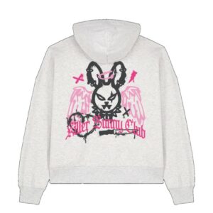 Naomi Jon Merch Store Killer Bunny Zip Hoodie