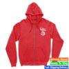 Nathan Carter Merch Store Wagon Wheel Zip Hoodie Red